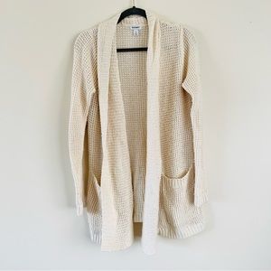 LAST DAY TO PURCHASE! Old Navy Cream Long Cardigan, Size M